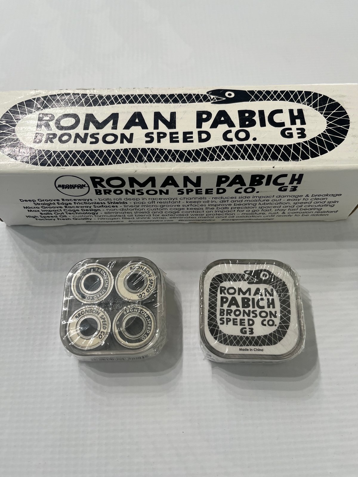 Finch's Skate Shop — Bronson Roman Pabich G3 Bearings
